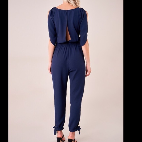 Cold Shoulder Jumpsuit - Picture 3 of 8